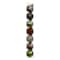 7 Pack 1.5" Gingerbread Forest Snowflake Shatterproof Ball Ornaments by Ashland®